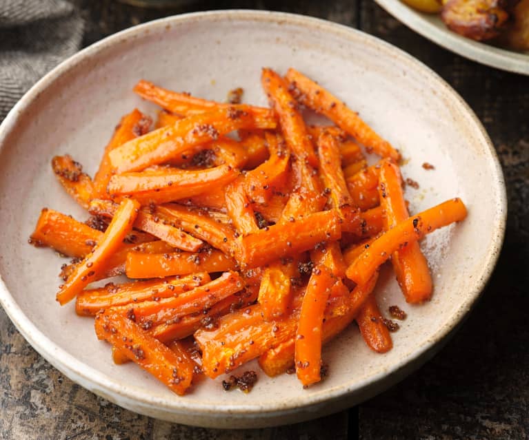 Maple-glazed Carrots