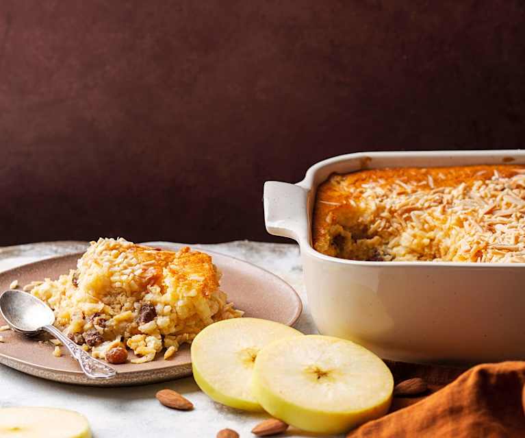 Rijstschotel met appelen Rijstschotel met appelen