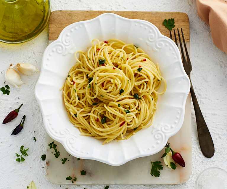 Spaghetti aglio, olio e peperoncino