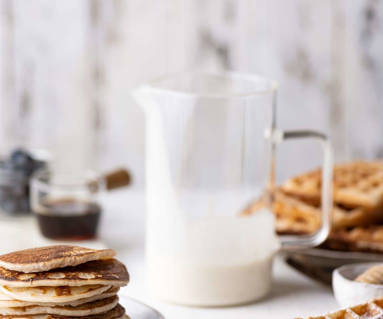 Masa para tortitas y gofres (sin gluten, sin huevo y sin lácteos)