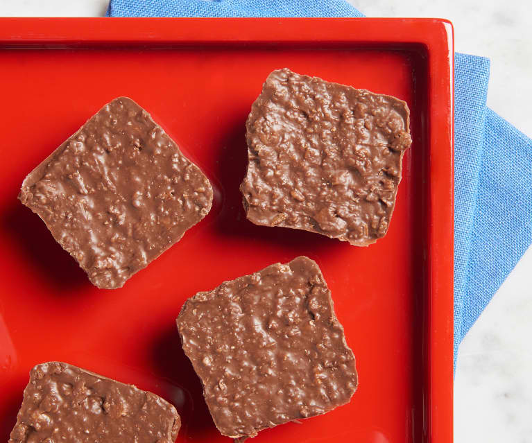 Chocolate Puffed Cereal Bites