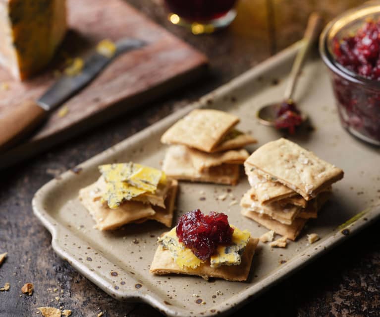 Garlic and Thyme Crackers