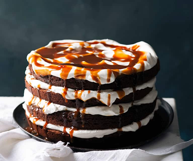 Tarta de chocolate con toffee salado Tarta de chocolate con toffee salado