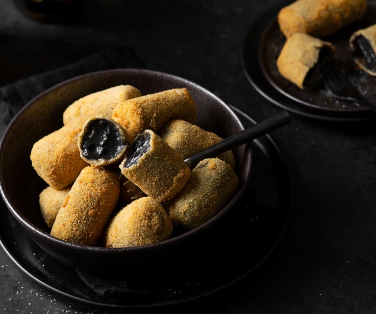 Croquetas negras de chipirones