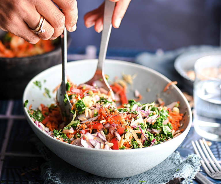 Ensalada mixta de sauerkraut (con cortador)