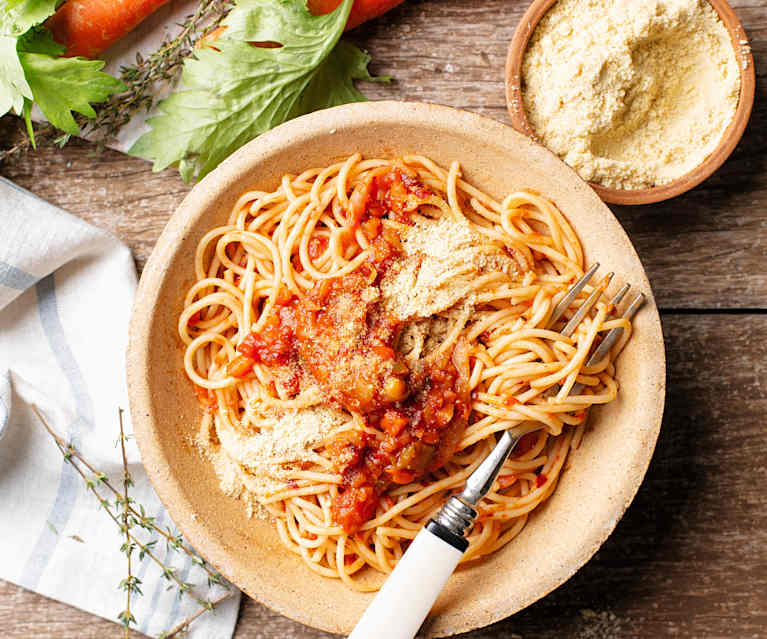 Sauce végétalienne façon bolognaise Sauce végétalienne façon bolognaise