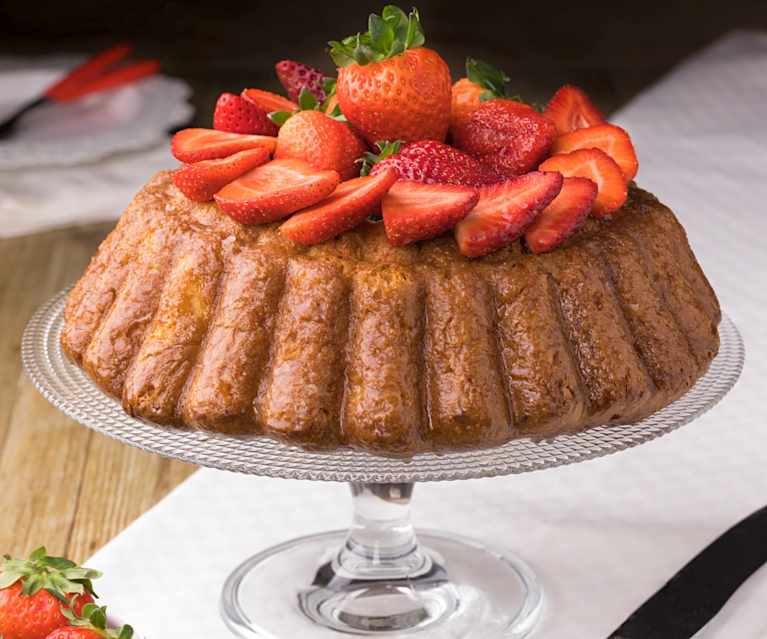 Babà analcolico alle fragole Babà analcolico alle fragole