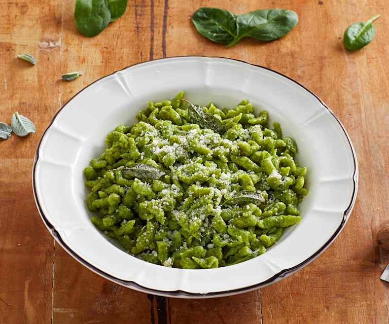 Spätzle agli spinaci Spätzle agli spinaci
