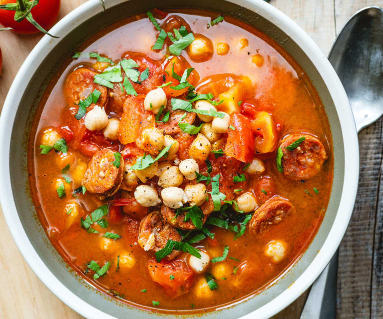 Velouté de tomate et crostini au chorizo : Découvrez nos recettes