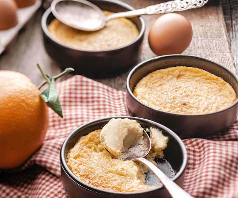 Crème brûlée butternut et orange Crème brûlée butternut et orange