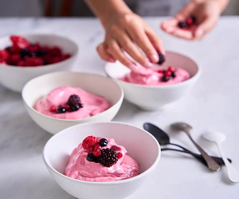 Espuma de frutos silvestres Espuma de frutos silvestres