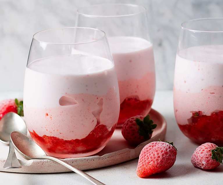 Dessert express aux fraises Dessert express aux fraises