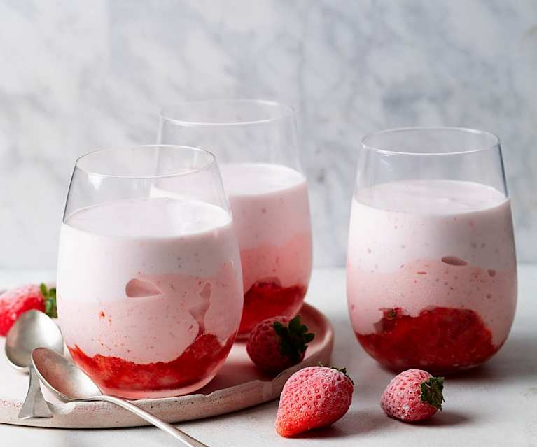 Dessert express aux fraises Dessert express aux fraises