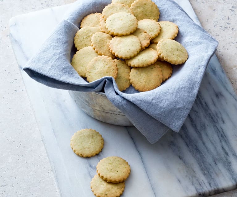 Galletitas de parmesano y romero