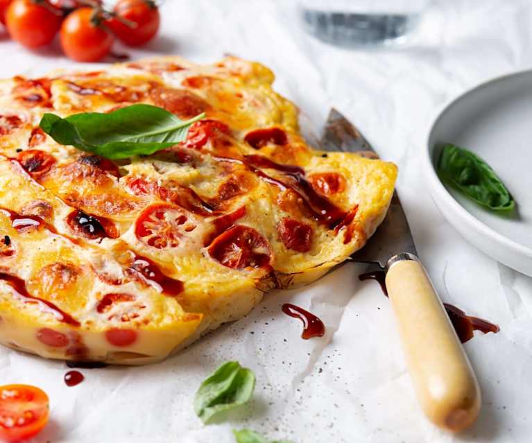 Caprese omelette