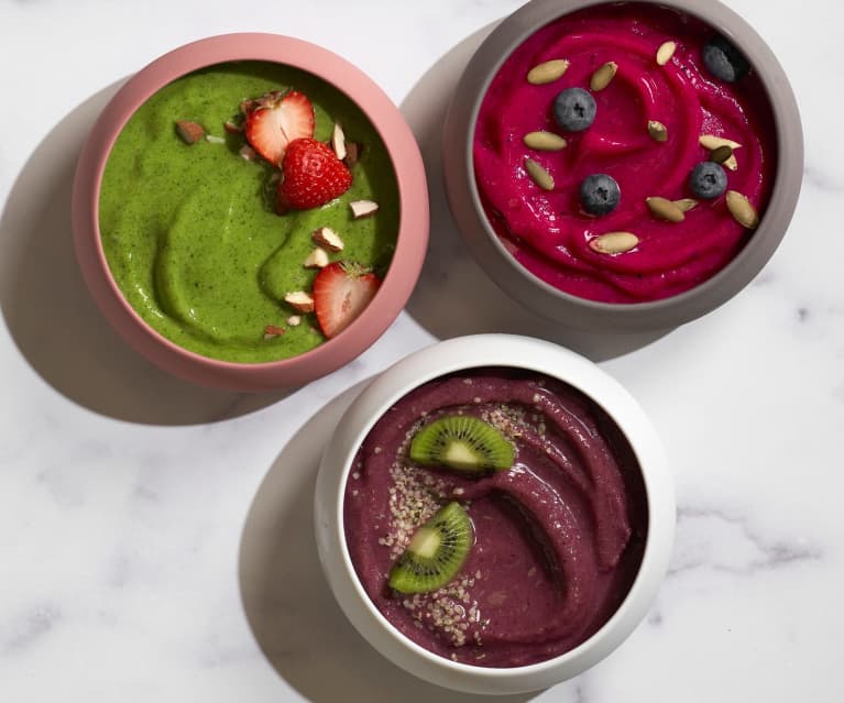 Bols de smoothie vert (Matthew Kenney)