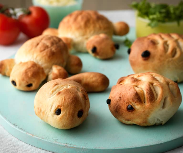 Cheesy Animal Rolls