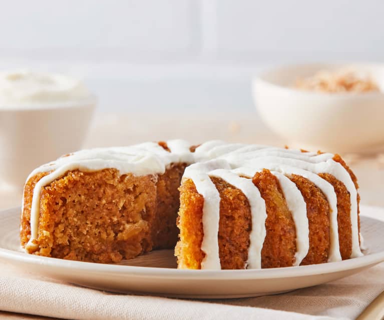 Steamed Pineapple Coconut Cake