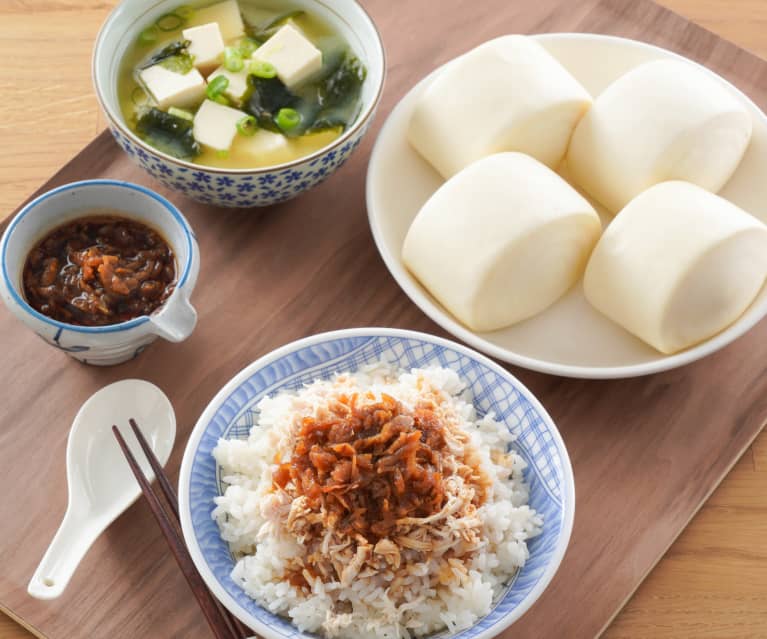 古早味雞肉飯&豆腐味噌湯