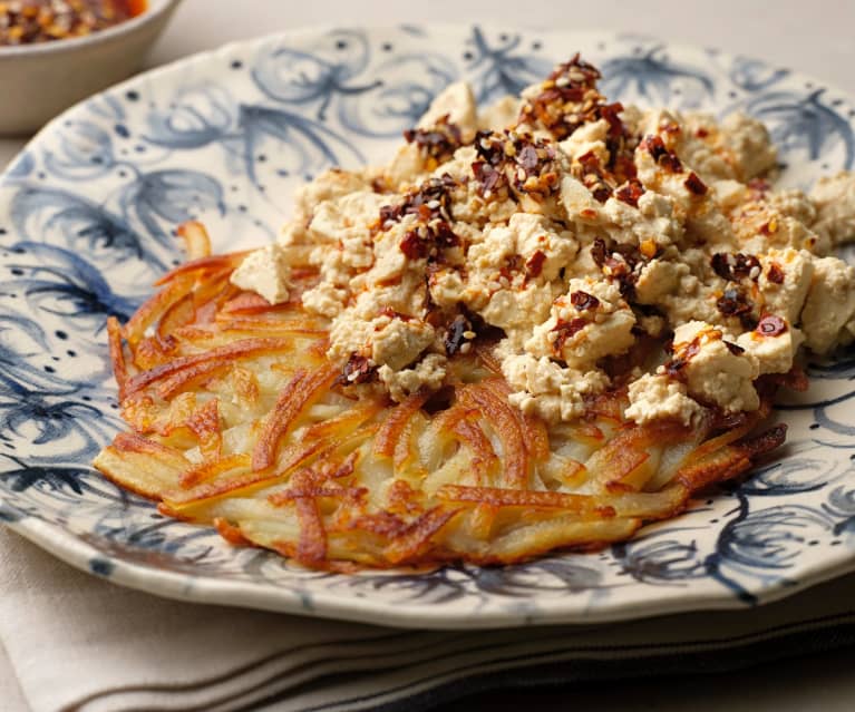 Hash Browns with Scrambled Tofu