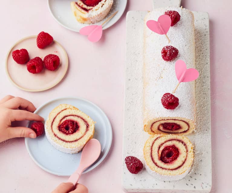 Bûche aux framboises