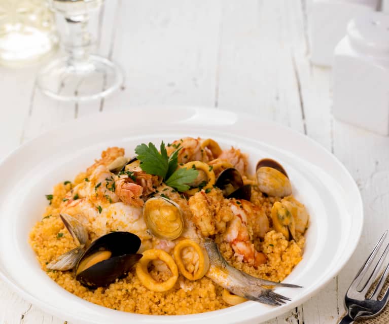 Cous cous di pesce alla trapanese