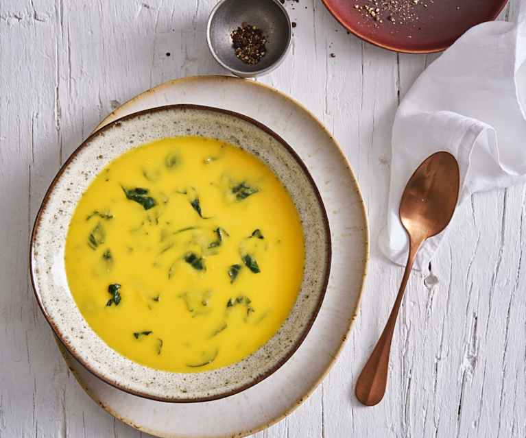 Sopa de grão com espinafres Sopa de grão com espinafres