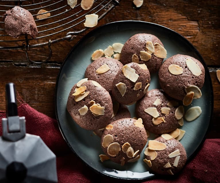 Meringues fondantes chocolat-amande