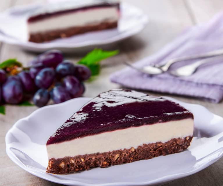 Cheesecake all'uva fragola