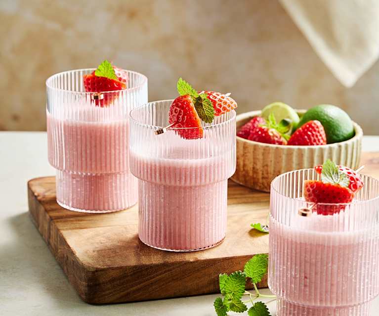 Erdbeer-Buttermilch-Shake Erdbeer-Buttermilch-Shake