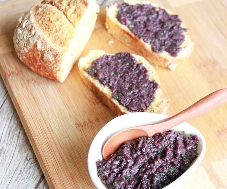 Tapenade de azeitonas pretas Tapenade de azeitonas pretas