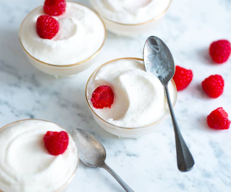 Mousse de yaourt au citron