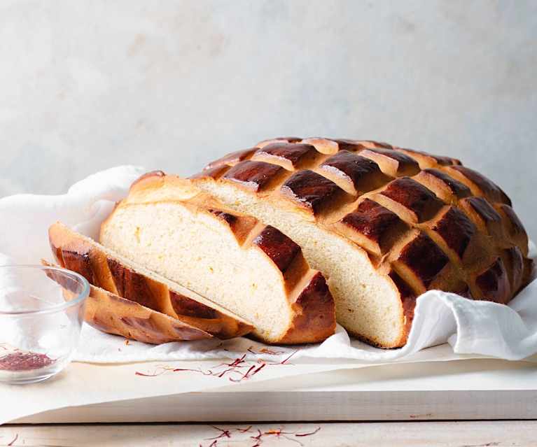 Pan dulce al azafrán Pan dulce al azafrán