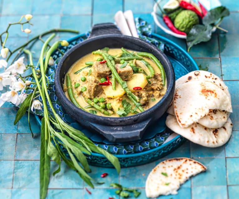 Gulai de seitan et légumes