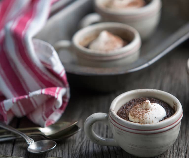 Puddings au chocolat sans farine