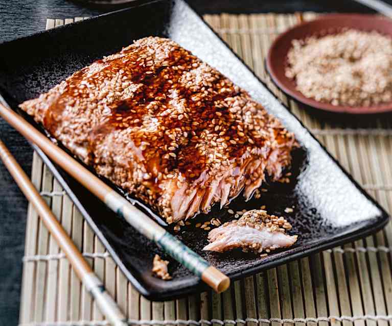 Saumon teriyaki sous-vide Saumon teriyaki sous-vide