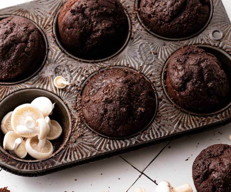 Mushroom and Chocolate Muffins