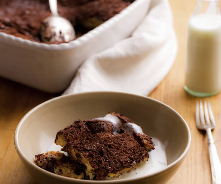 Chocolate Bread 'N Butter Pudding