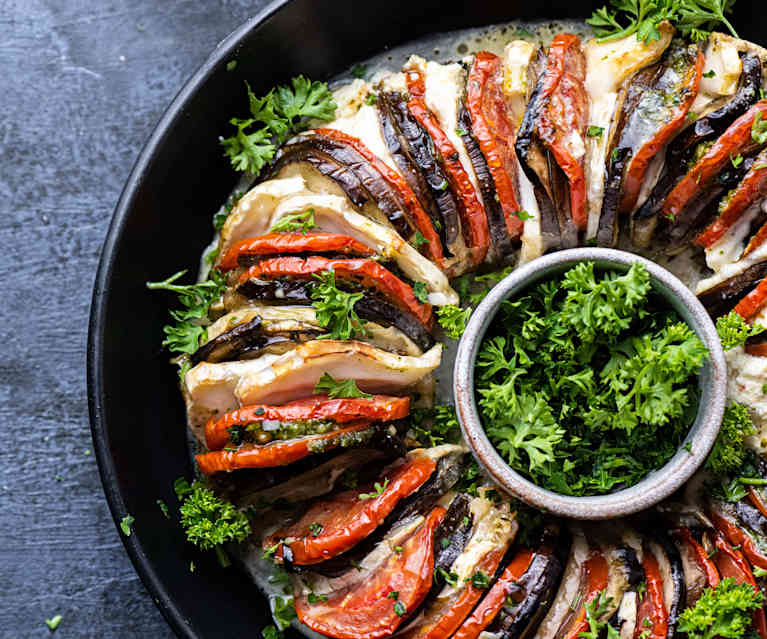 Pieczone warzywa z kozim serem i pesto (TM6) Pieczone warzywa z kozim serem i pesto (TM6)