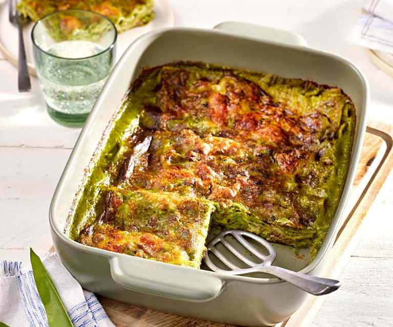 Grüne Bärlauch-Lasagne Grüne Bärlauch-Lasagne