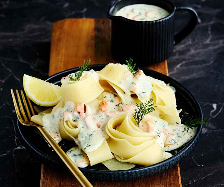 Lachs-Sahne-Sauce