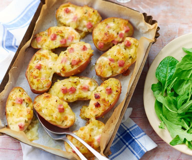 Pommes de terre farcies façon raclette