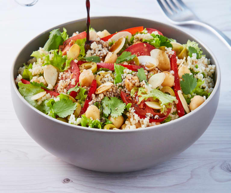 Ensalada de garbanzos  y cuscús