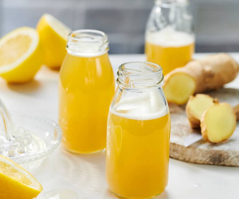Zitronen-Ingwer-Shot mit Honig the - Thermomix® official Cookidoo™– recipe platform