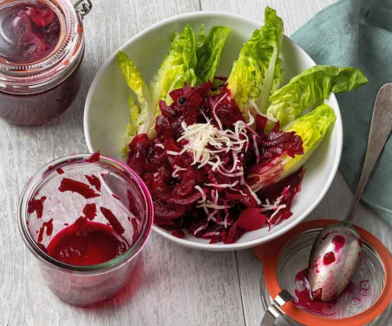 Rote-Rüben-Salat aus dem Glas