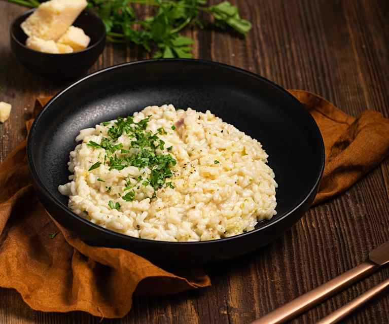 Risotto with Parmesan Cheese Risotto with Parmesan Cheese