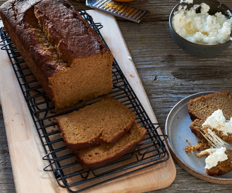 Bizcocho de calabaza sin gluten