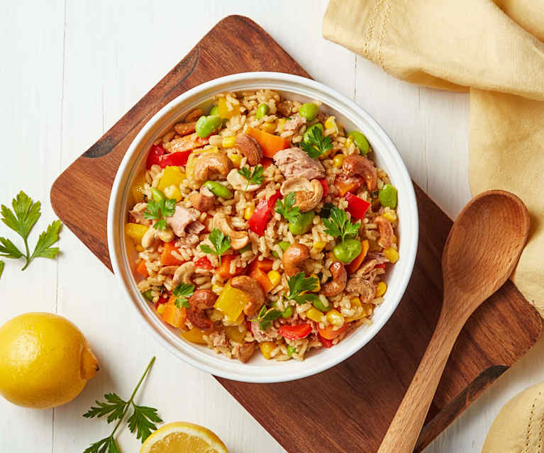Rice Cooker Brown Rice Salad
