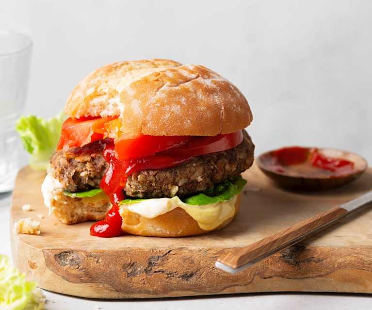 Burger végétalien Burger végétalien