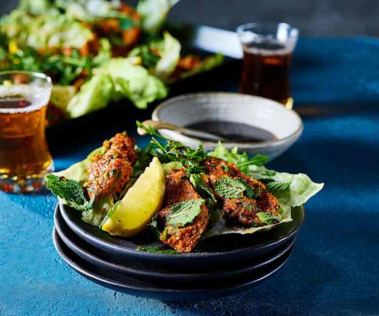 Vegane Köfte (Etsiz Çiğ Köfte) Vegane Köfte (Etsiz Çiğ Köfte)